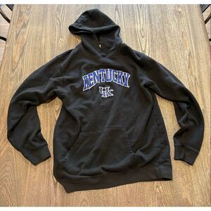 Genuine Stuff Women University Of Kentucky Wildcats Hoodie Pullover Black Size S